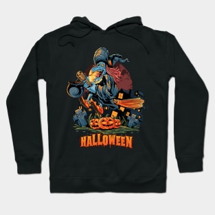 Scary witch - Halloween Hoodie